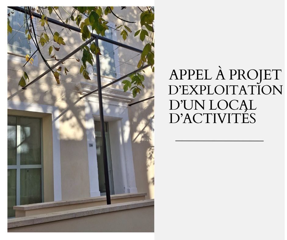 Appel à projet pour l'occupation d'un local d'activités