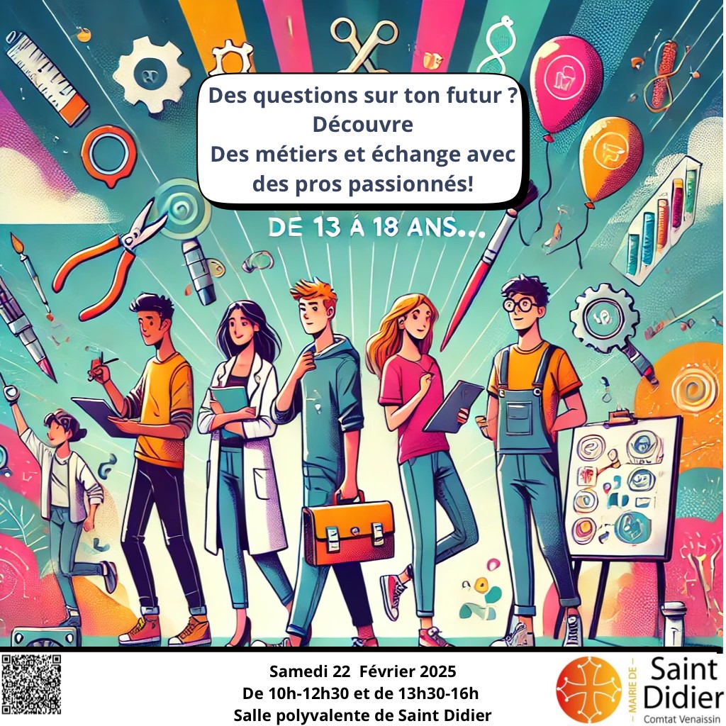 Saint-Didier: Village des métiers, des formations et des qualifications 2025
