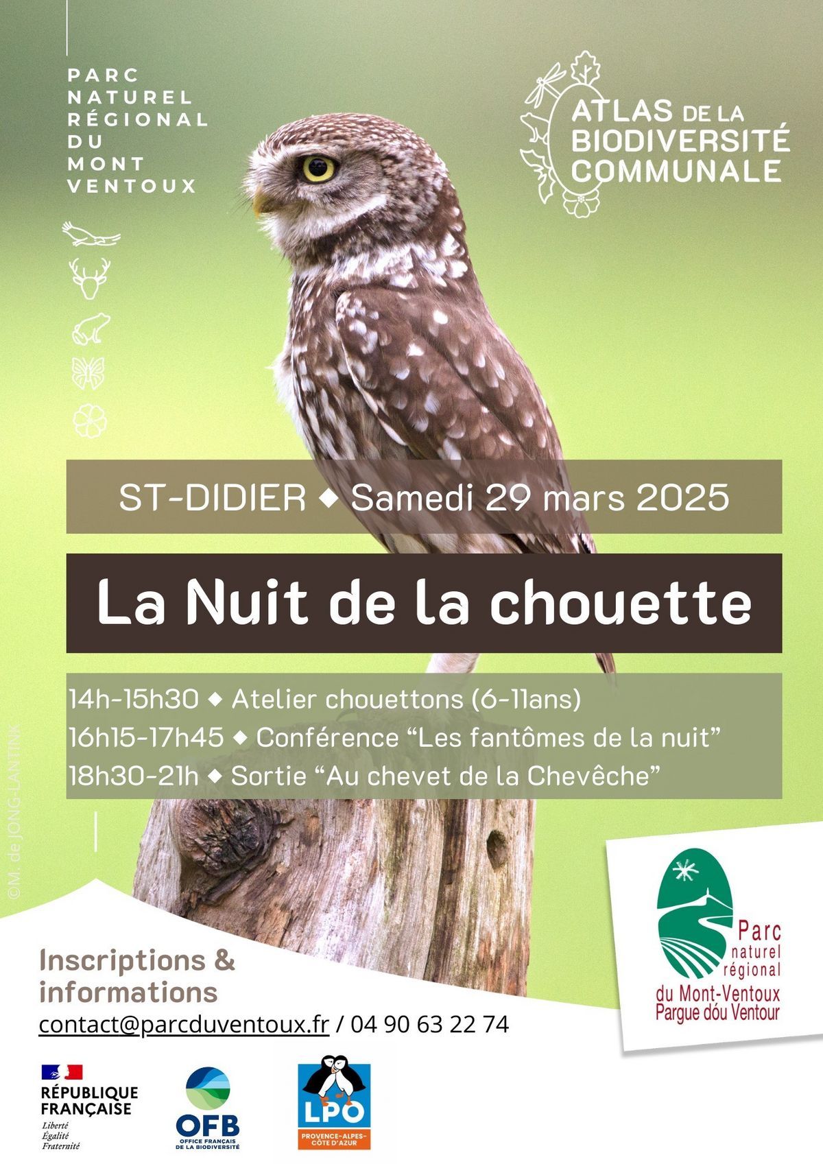 La nuit de la chouette - Saint-Didier - Samedi 29 mars 2025